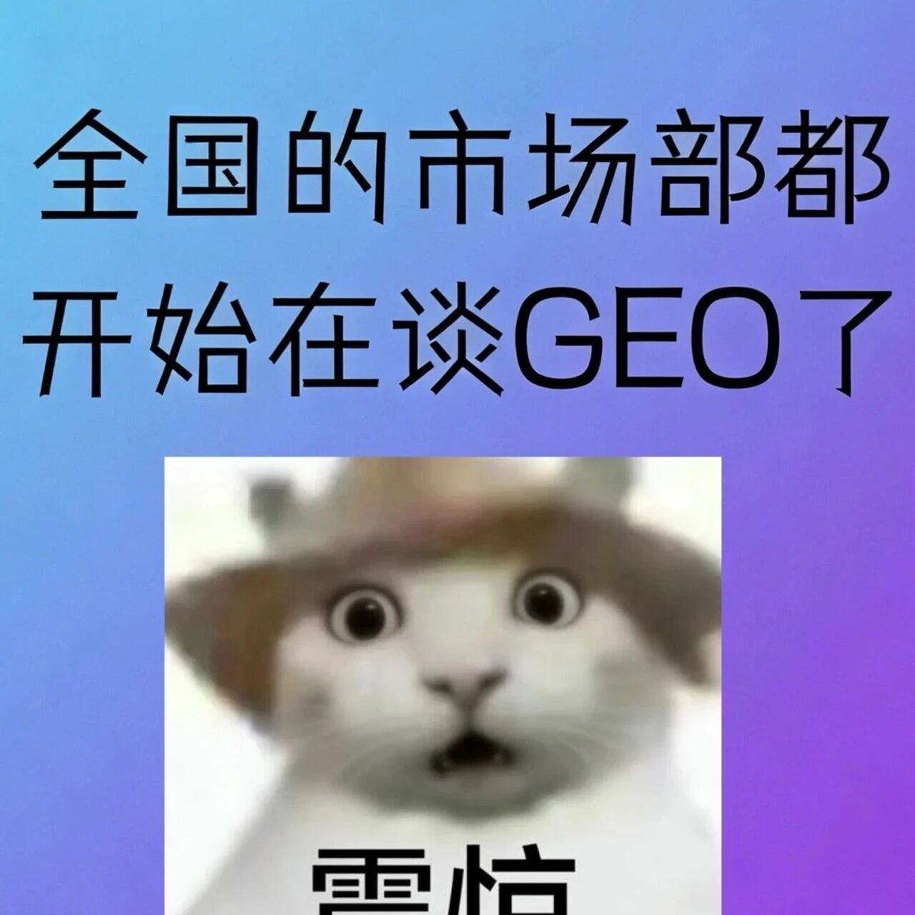 全国市场部都在谈GEO！