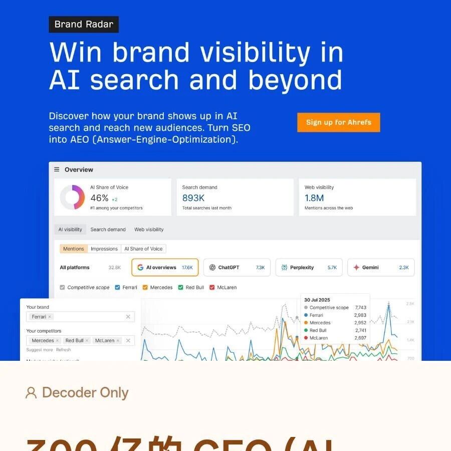 300亿的GEO赛道!8个GEO工具深度分析
