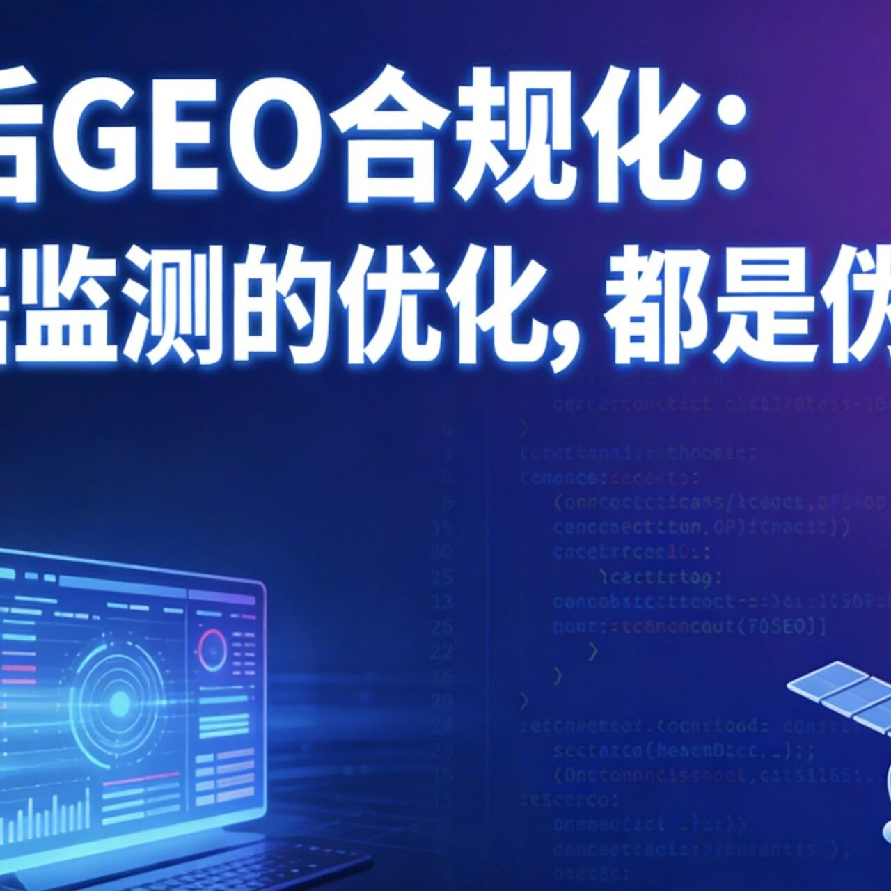 315 后 GEO 合规化：无数据监测的优化，都是伪 GEO！