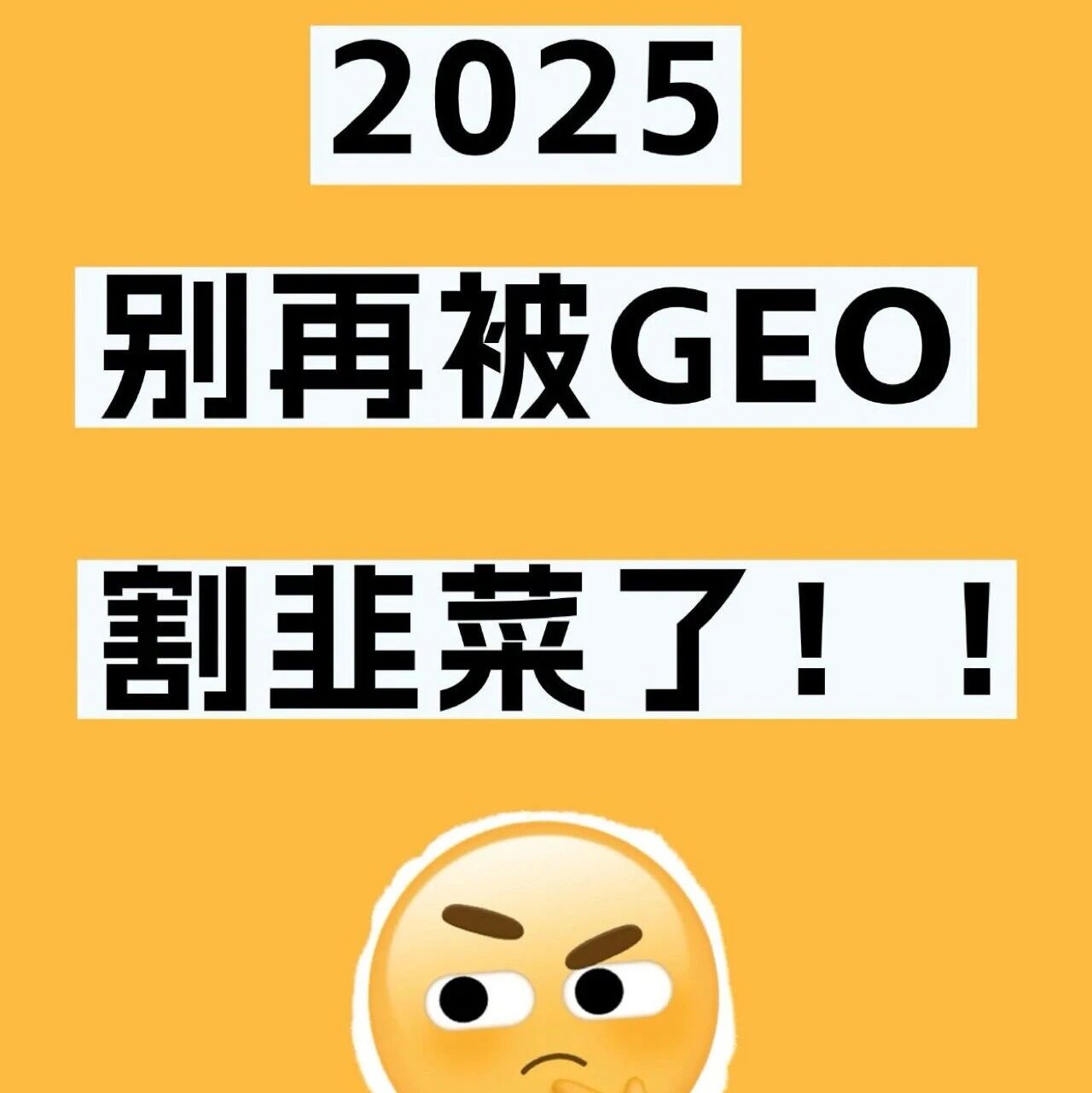 说GEO能躺赚流量的,全是割韭菜!
