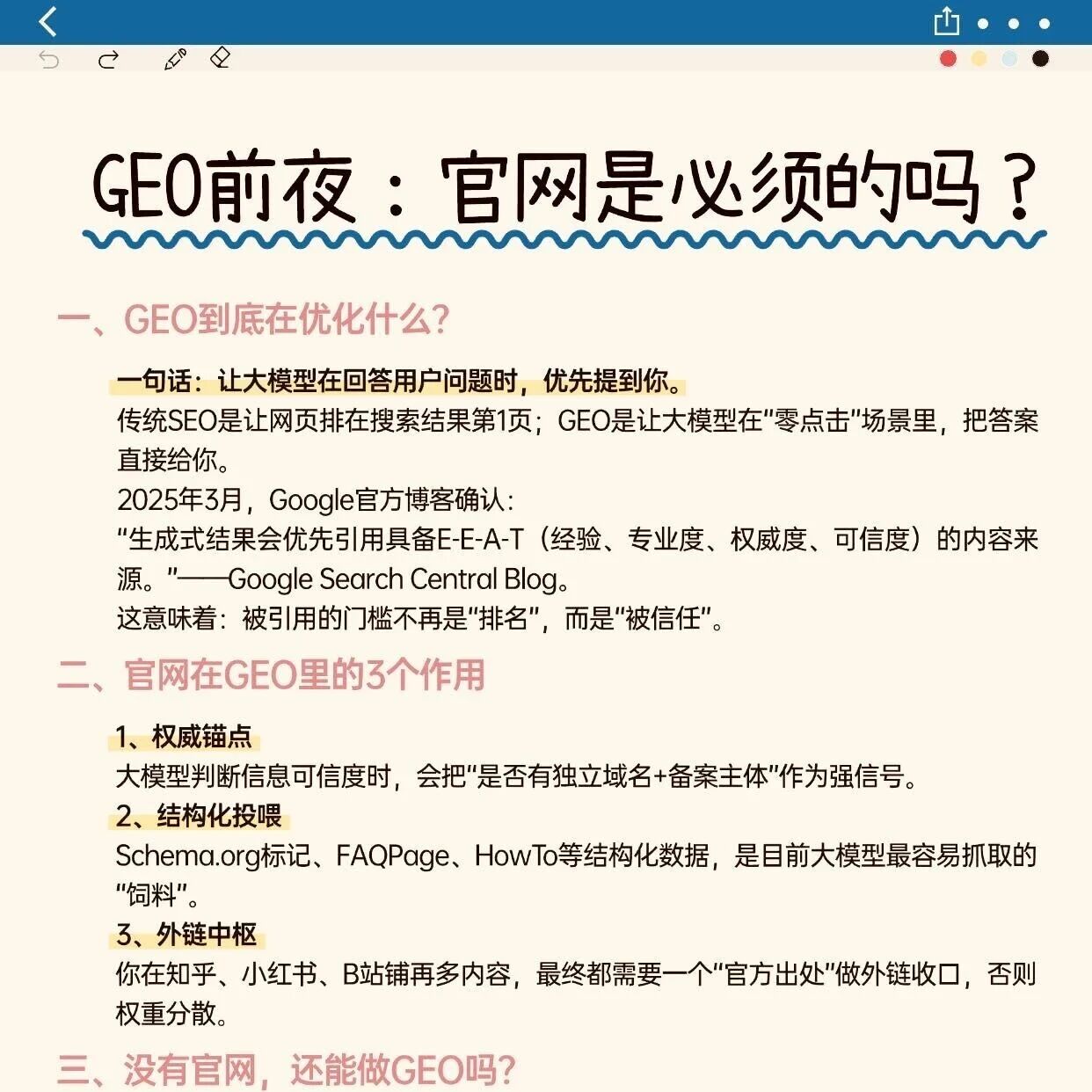 GEO基建:官网是必须的吗?有多核心?