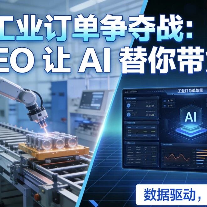 流量变天！工业订单争夺战：GEO 让 AI 替你带货