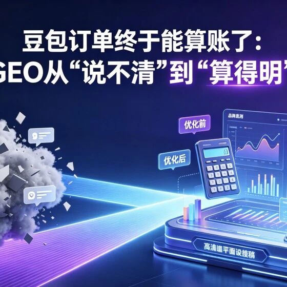 豆包订单终于能算账了：GEO从“说不清”到“算得明”