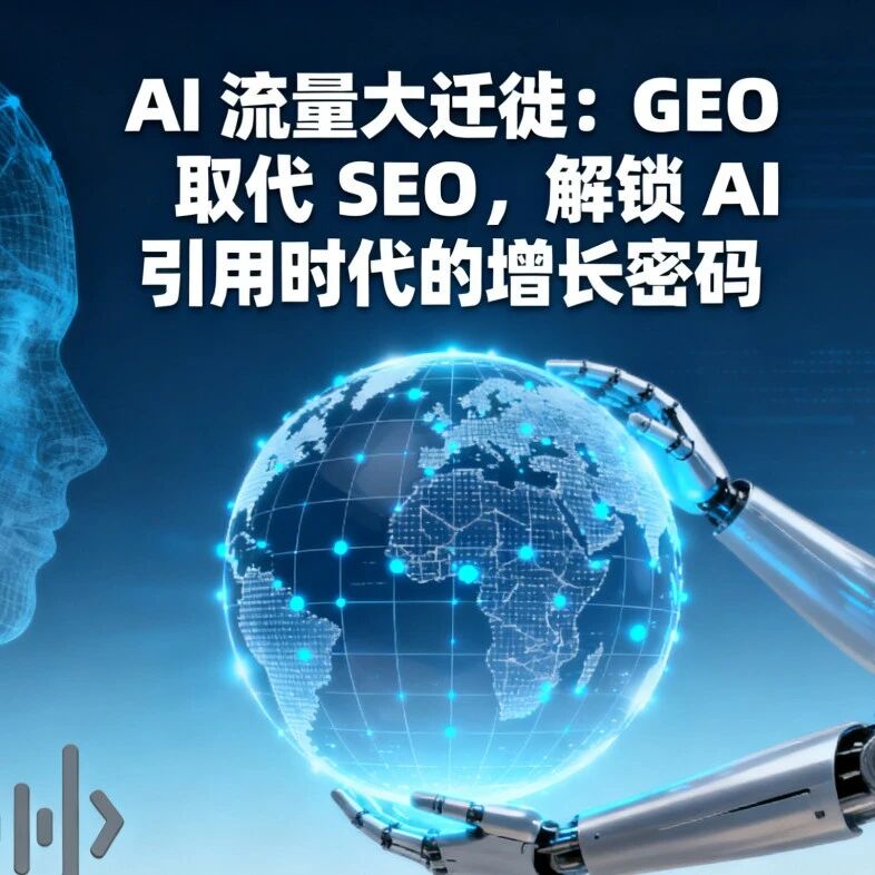 AI 流量大迁徙：GEO 取代 SEO，解锁 AI 引用时代的增长密码