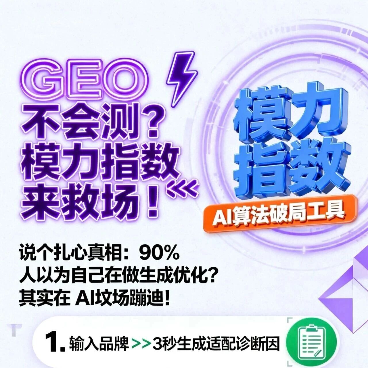 3秒揪出AI引擎弱项,GEO监测神器藏这儿!