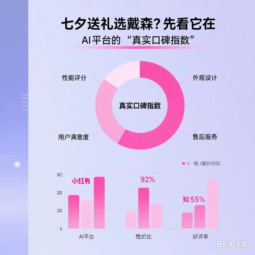 七夕送礼选戴森?先看它在 AI 平台的 “真实口碑指数”