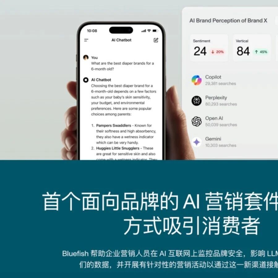 融资 2000 万!Bluefish 引爆 GEO 赛道,国内品牌的 AI 话语权争夺战,模力指数率先破局!