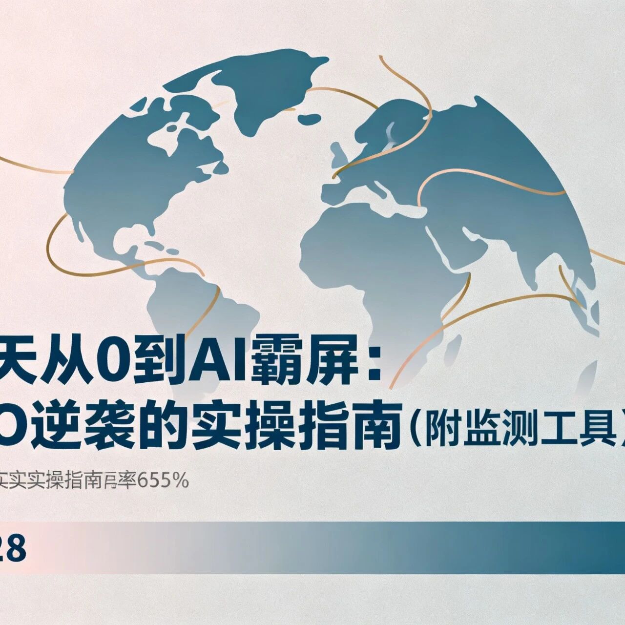 28 天从 0 到 AI 霸屏：GEO 逆袭的实操指南（附监测工具）