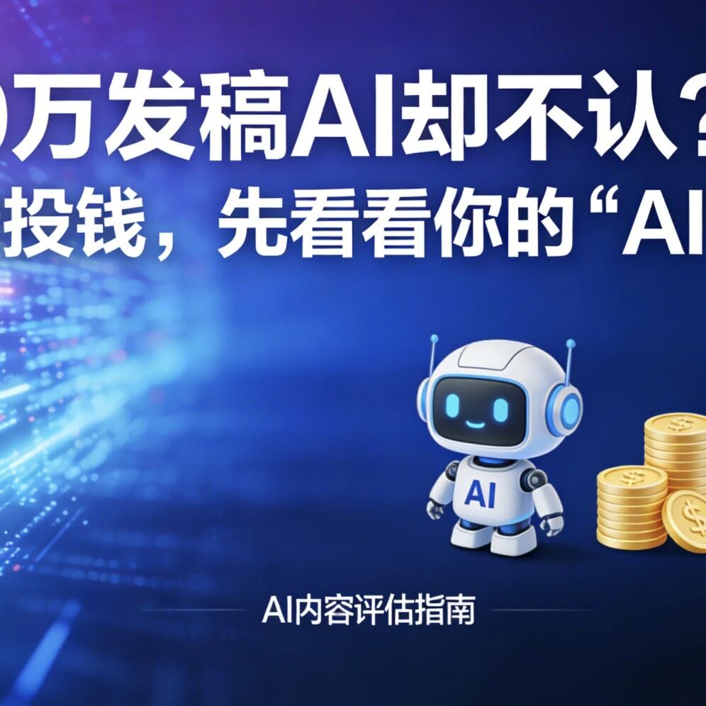 花30万发稿AI却不认?别急着投钱,先看看你的“AI存在感”