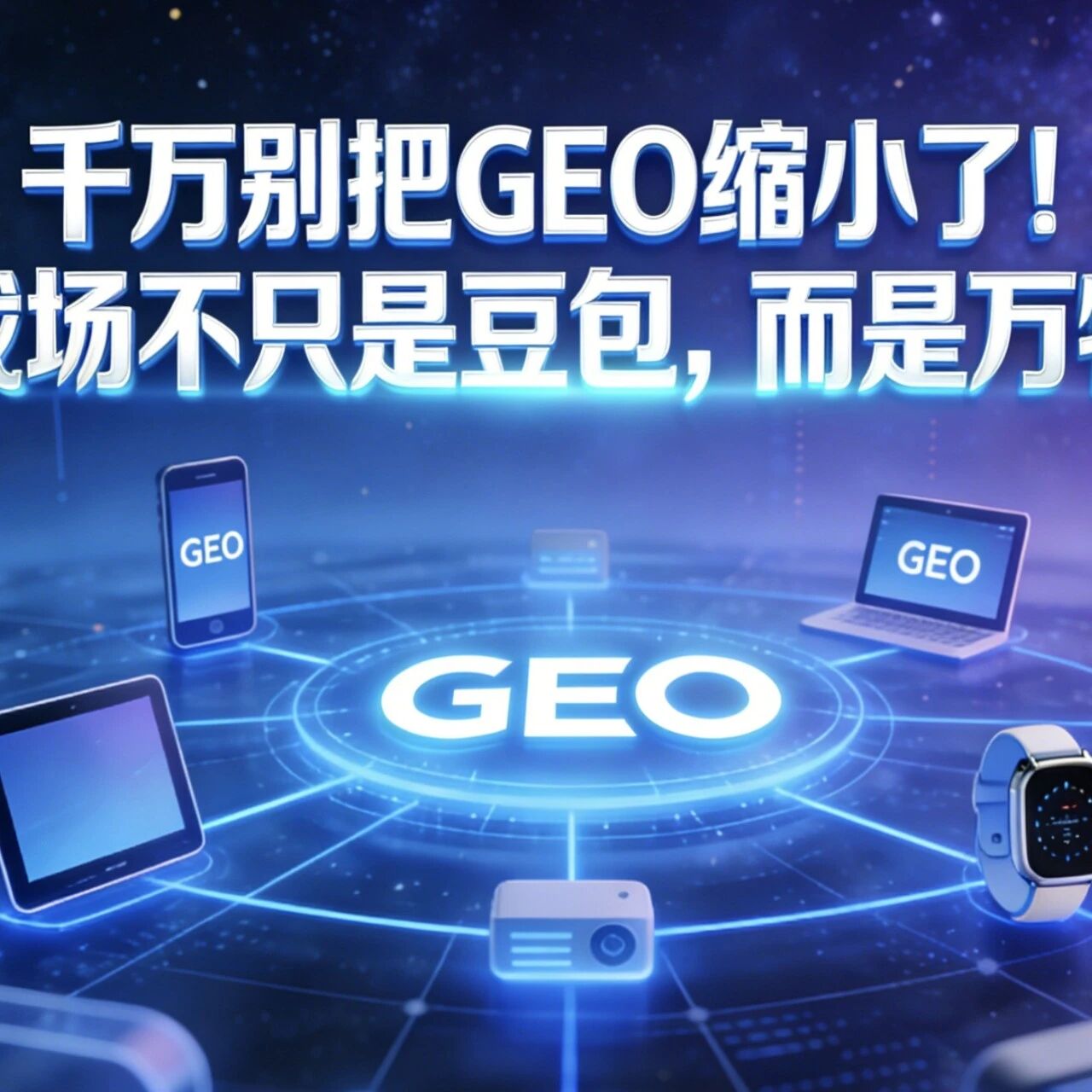 千万别把GEO缩小了！它的战场不只是豆包，而是万物AI