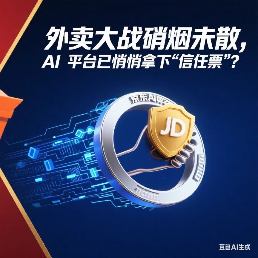 外卖大战硝烟未散,京东在 AI 平台已悄悄拿下 “信任票”?
