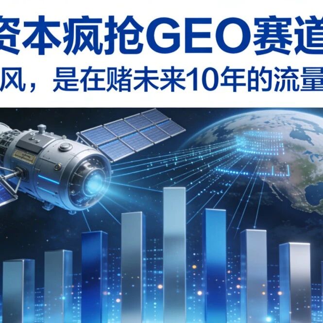 资本疯抢GEO赛道:不是跟风,是在赌未来10年的流量话语权
