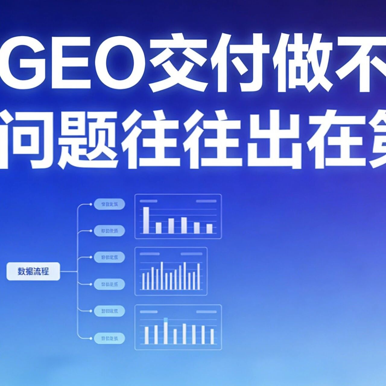 GEO 交付做不出来,问题往往出在第一步
