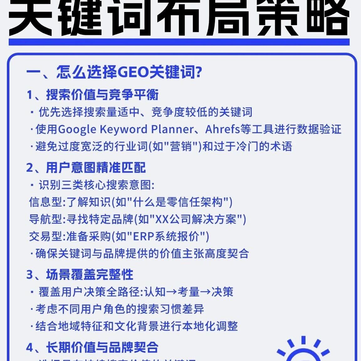 GEO 关键词布局:AI 时代流量的精准入场券