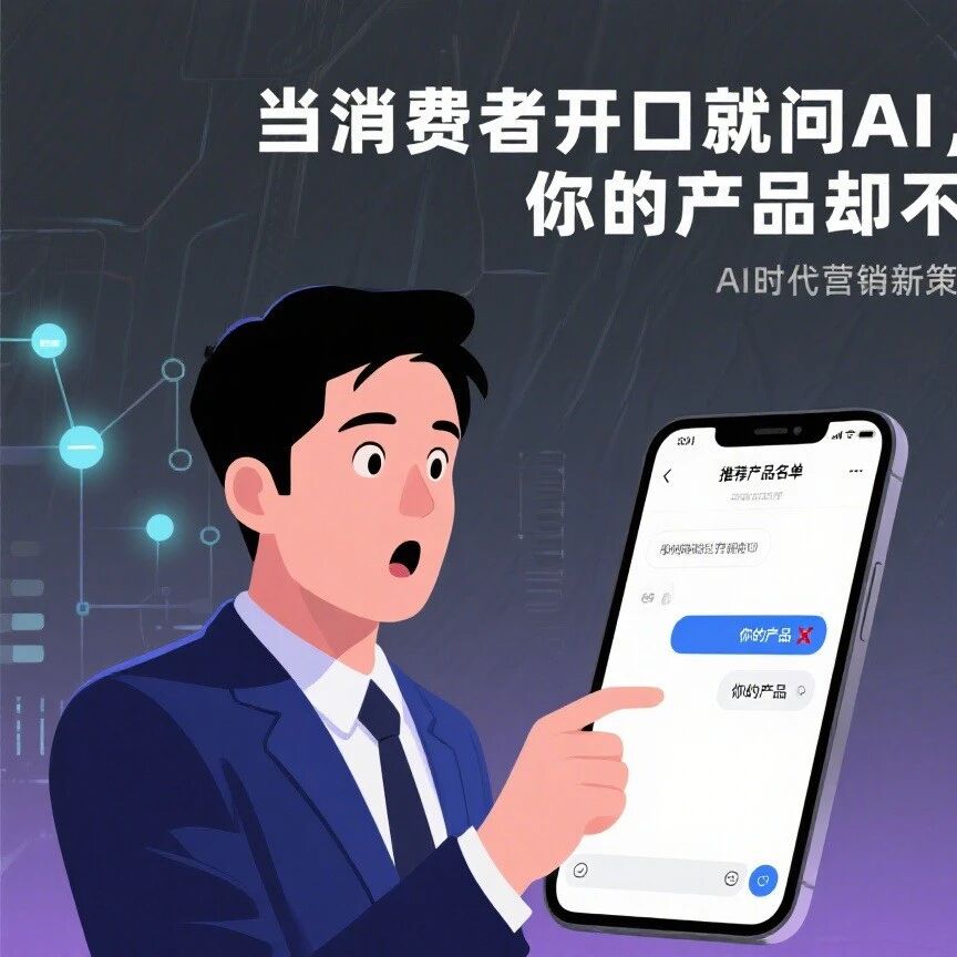 当消费者开口就问AI，传统营销失效！你的产品却不在名单？