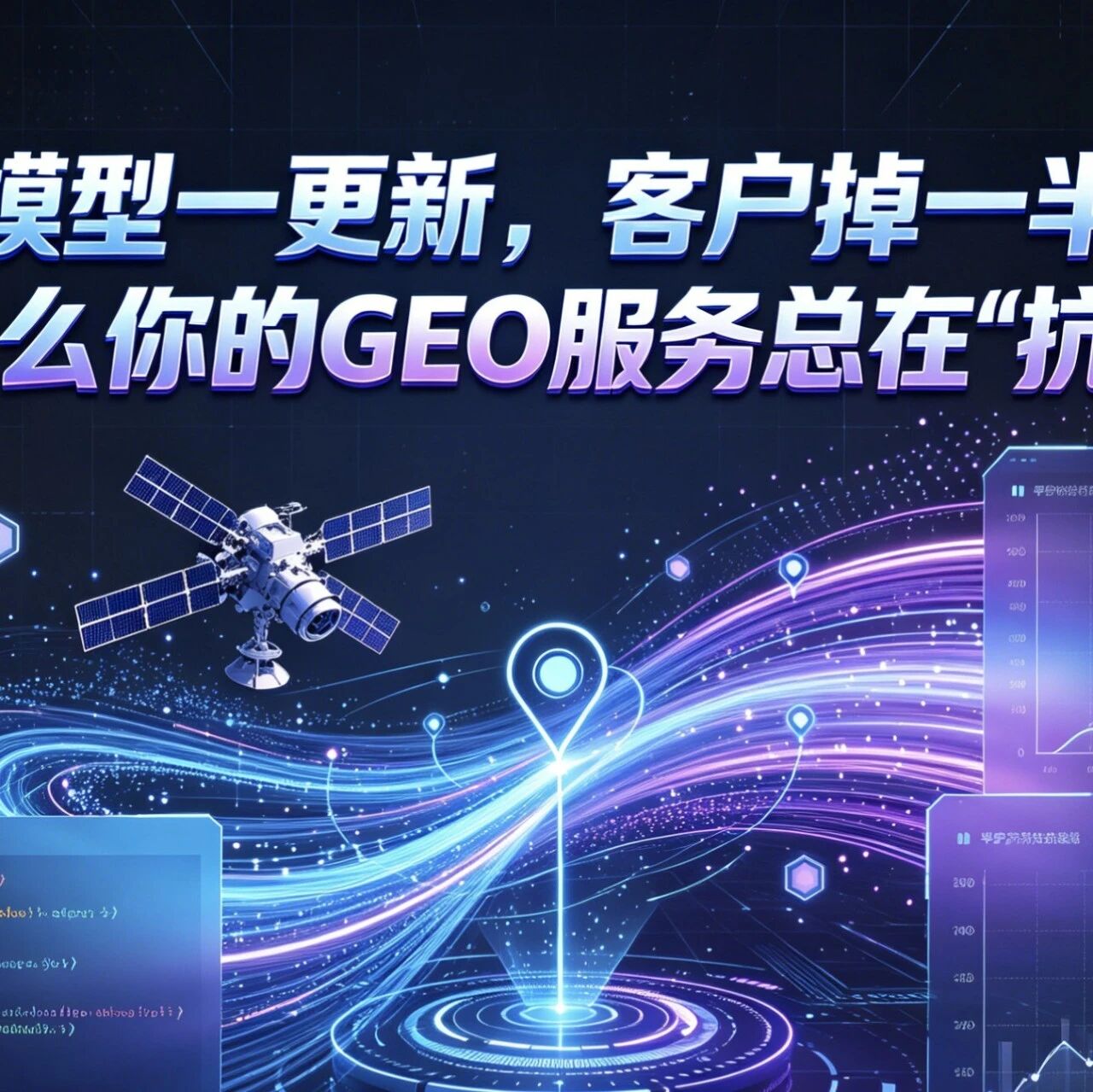 模型一更新,客户掉一半:为什么你的GEO服务总在“抗洪”?