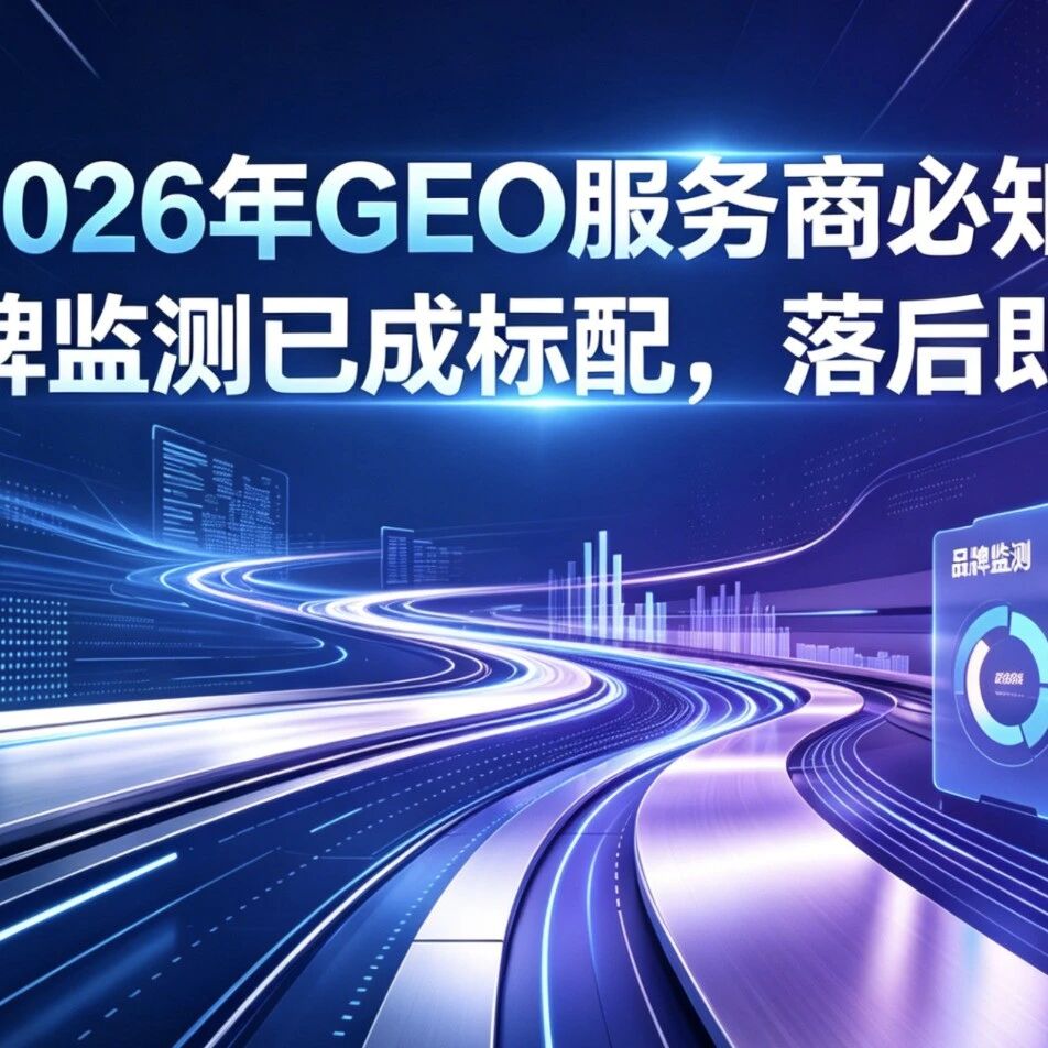 2026年GEO 服务商必知:AI 品牌监测已成标配,落后即淘汰!