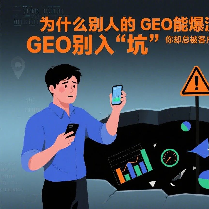 为什么别人的 GEO 能爆流量，你却总被客户质疑？GEO别入“坑”