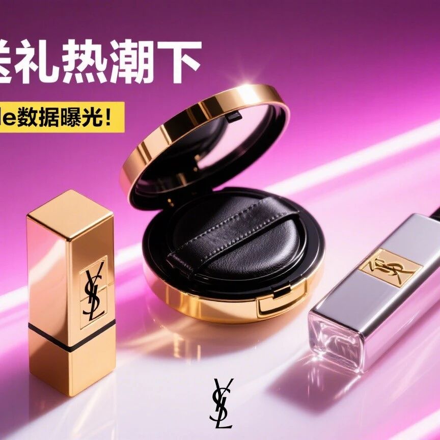 七夕送礼热潮下,YSL 在 AI 平台的美妆 “battle” 数据曝光!
