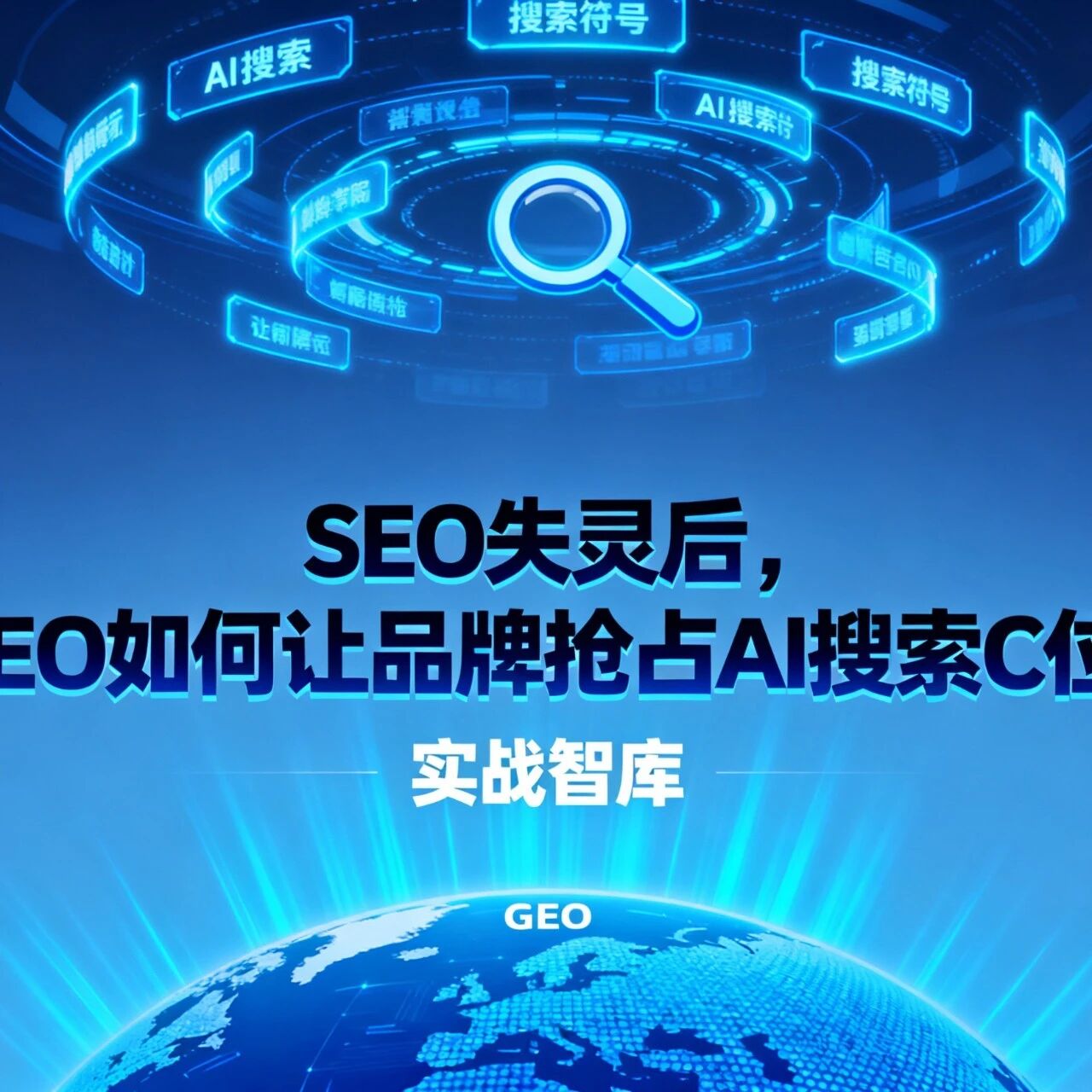 SEO 失灵后,GEO 如何让品牌抢占 AI 搜索 C 位?| 实战智库