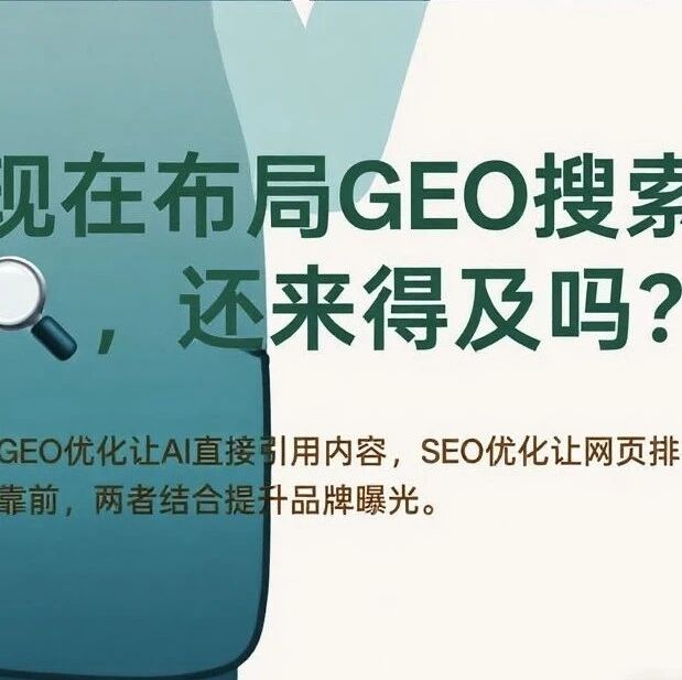 不理解从SEO吃到红利的品牌 还不做GEO吗？